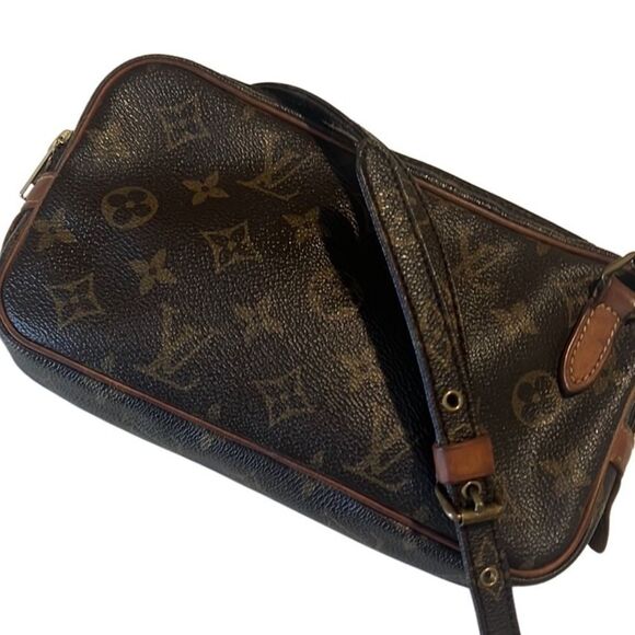 Louis Vuitton Marly Bandouliere Brown Monogram Adjustable Crossbody Bag - Picture 1 of 15